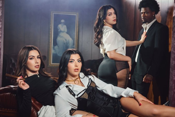 Valentina Nappi riding Gal Ritchie while Chanel Camryn receives facial — Valentina Nappi, Gal Ritchie, Chanel Camryn & Damion Dayski #12