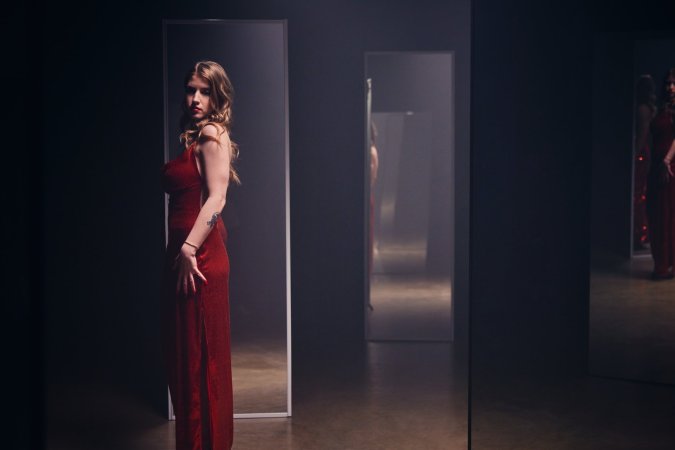 Octavia Red in lingerie amidst mirrors finds her true identity through sensual bondage and intimate acts — Octavia Red & Parker Ambrose #3