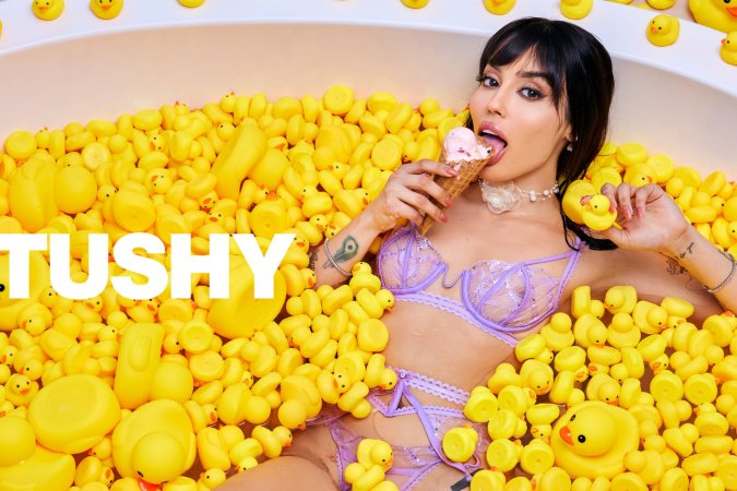 Vanessa Sky teases fantasies with ice cream, cash, and make-up anal — Vanessa Sky & Christian Clay #1